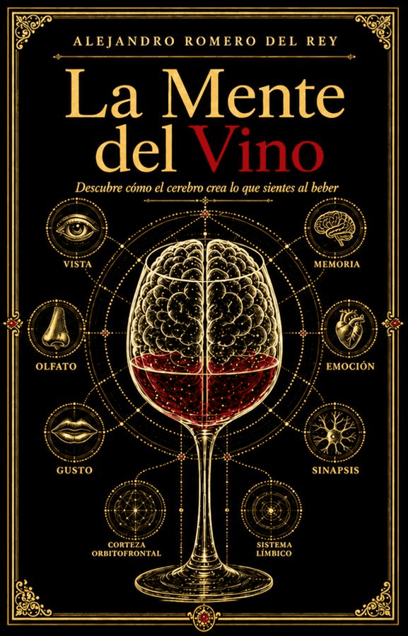 Portada de La Mente del Vino, de Alejandro Romero del Rey
